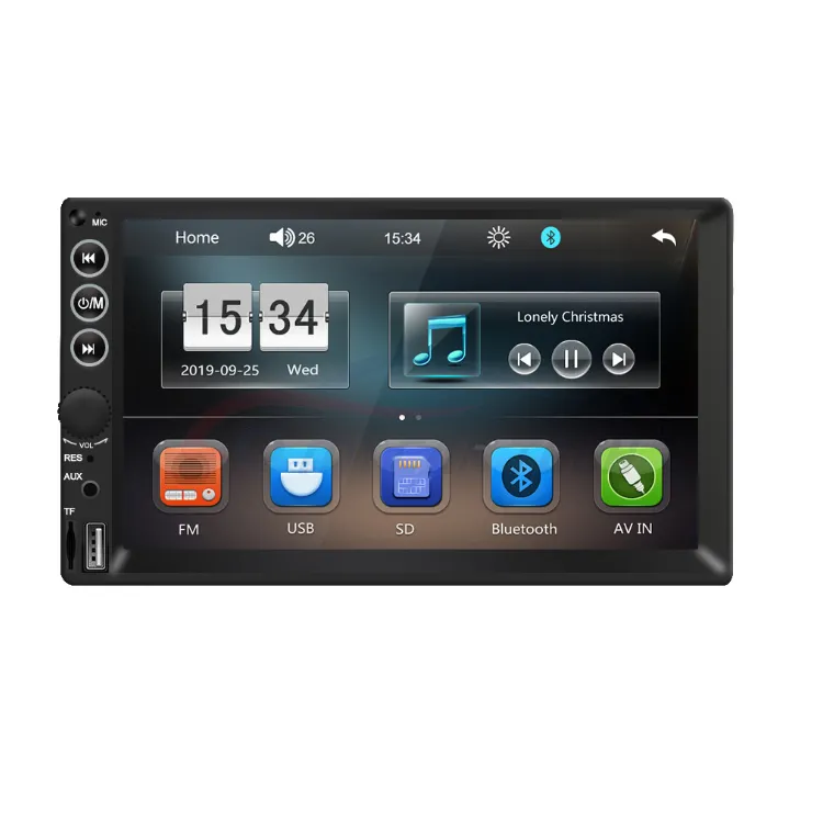 7inch Car Radio Full Touch Screen with SD Cards B-luetooth 7 inch 2 din Car Stereo Radio mp5 Player