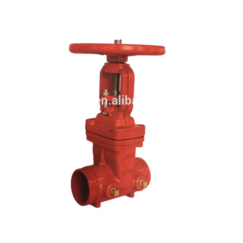UL FM Listed 200PSI Y рифленая шаровой клапан для тушения пожаров