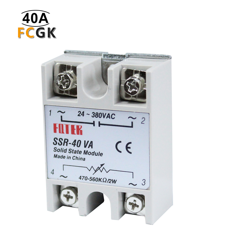 Переменный резистор твердотельные реле 40A ssr-40va fotek реле, ssr40va твердотельные реле ssr 40va