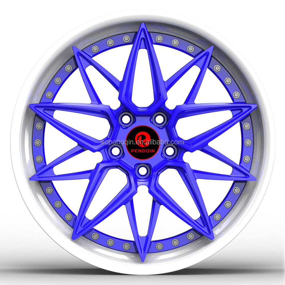 luxury rines passenger car accessories other parts 3 piece custom aluminium alloy 5x120 wheels 20 inch forged manufacturer rims
