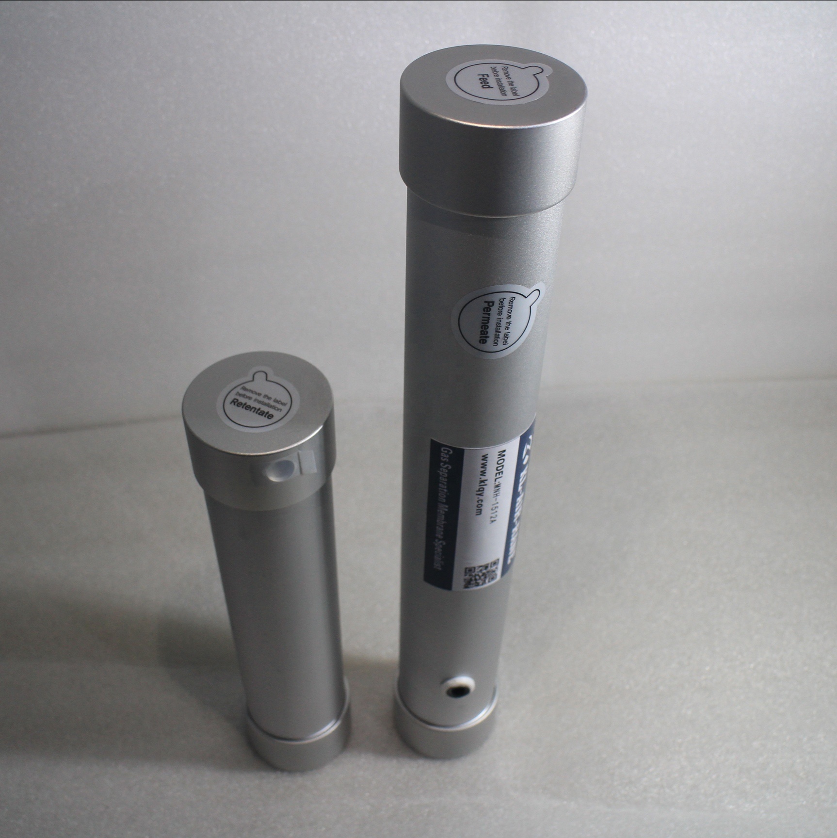 Membrane gas seperation from biogas