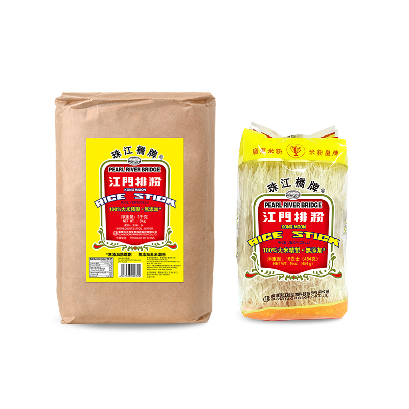 PRB 454G Kong Moon Rice Stick Pearl River Bridge Brand Instant Noodles Rice Noodles
