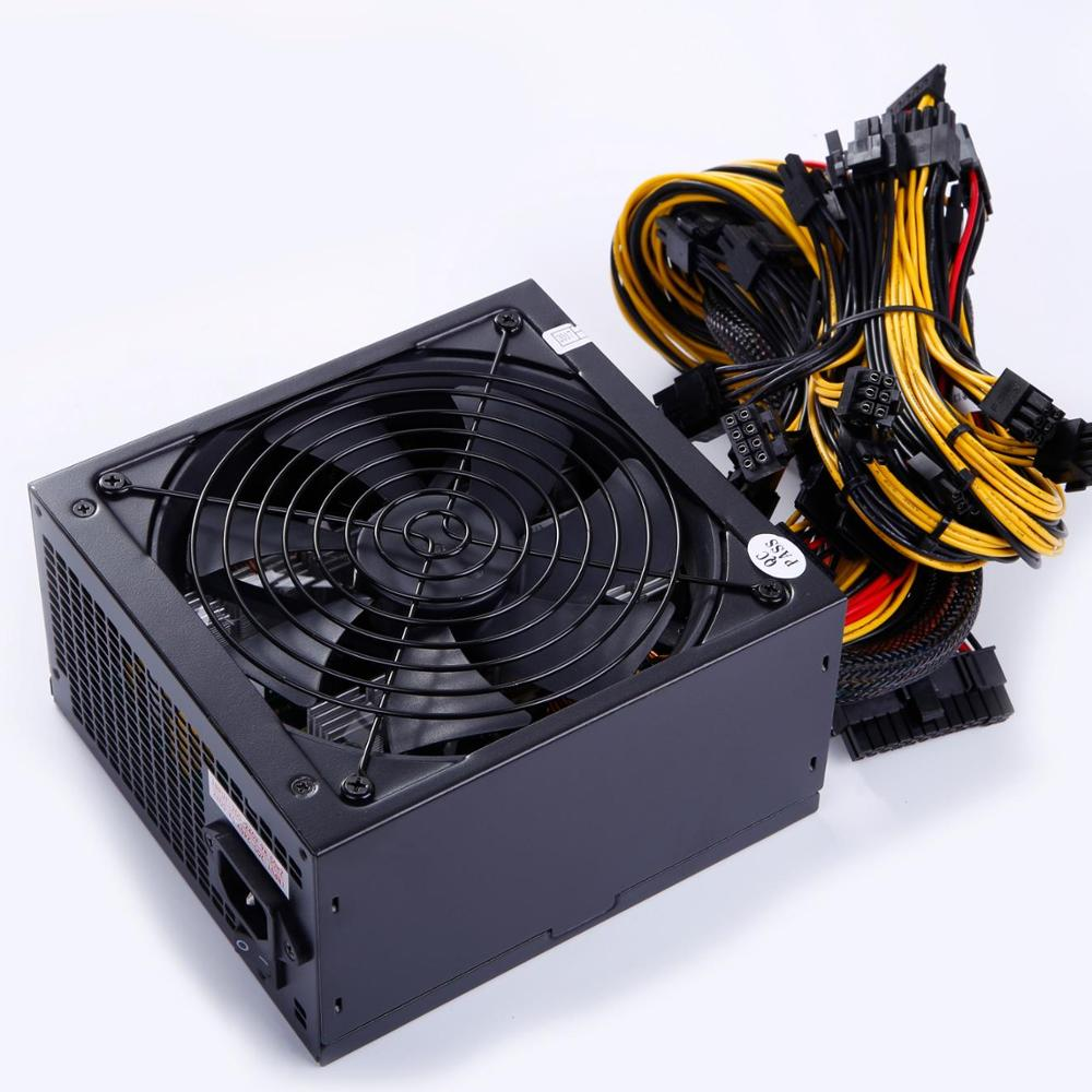 Блок питания для майнинга Gold Mining ETH, монетная установка, Antminer, сервер майнинга, блок питания для майнинга 2000 Вт, поддержка 8 GPU ETH BTC Ethereu