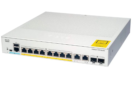 Хорошая скидка, новый C1000-8T-2G-L C1000 8 Порт GE, 2x1G SFP сетевой коммутатор готов к отправке
