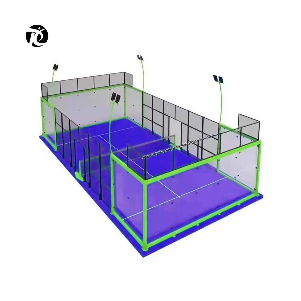 Factory Supply Top Quality Indoor Outdoor Padel Court Panoramic tennis Paddle Court Buy Padle tennis Court Cancha De Padel