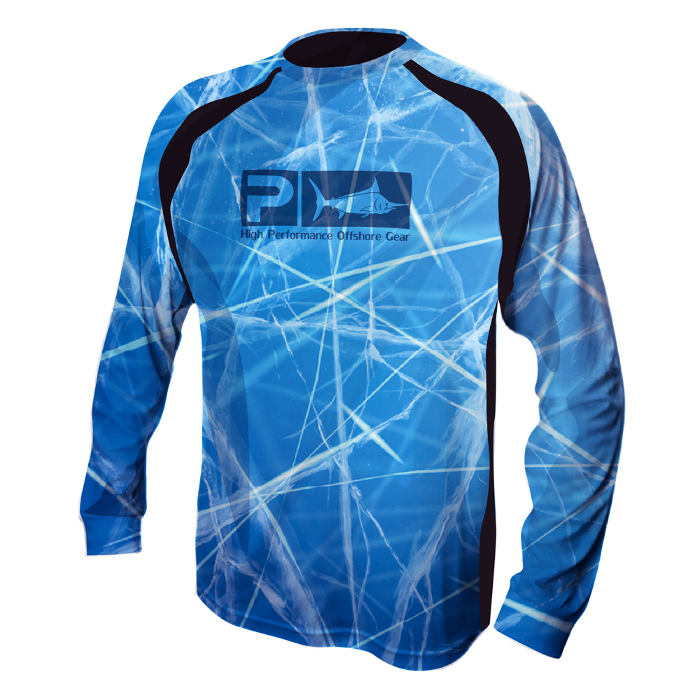 latest design long sleeve upf uv quick dry customize tournament men fishing shirts wholesale pelagic fishing clothing