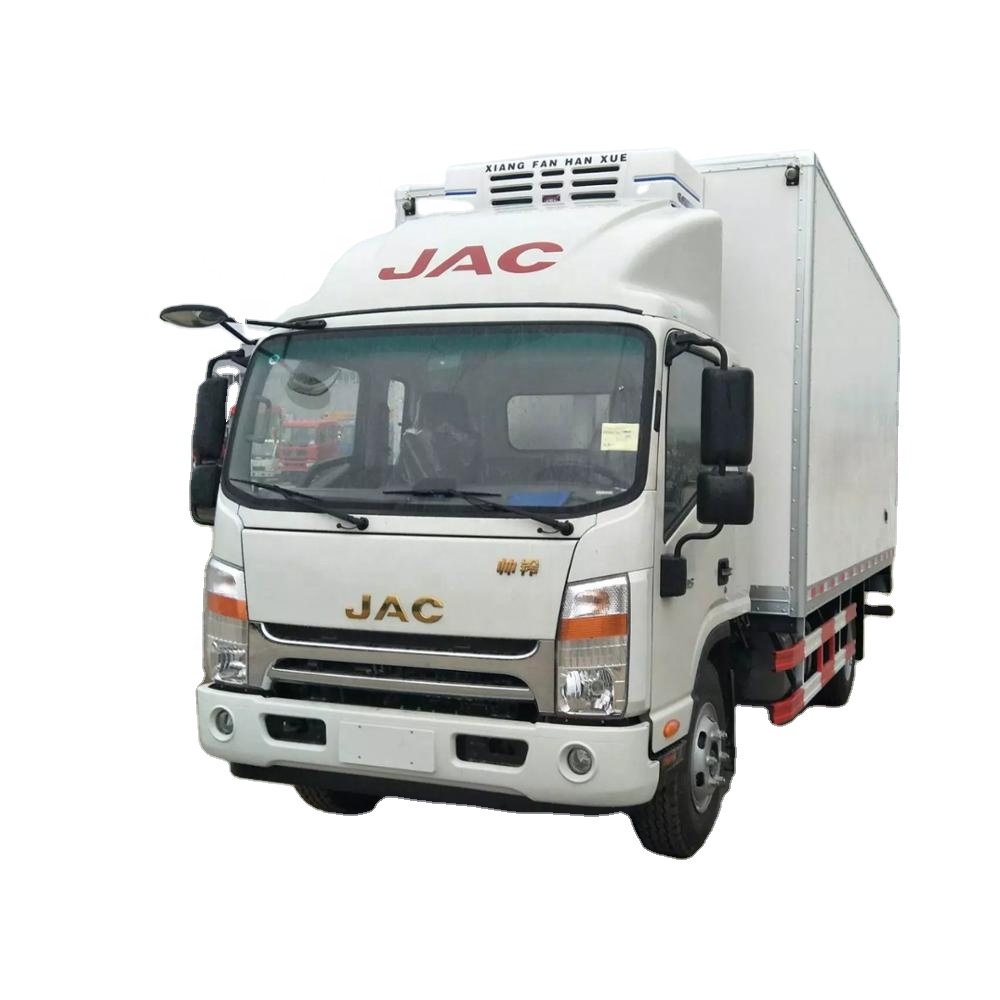 Замороженная пищевая перевозка Фургон Грузовик JAC небольшой контейнер для морозильной камеры РЕФРИЖЕРАТОРНЫЙ грузовик