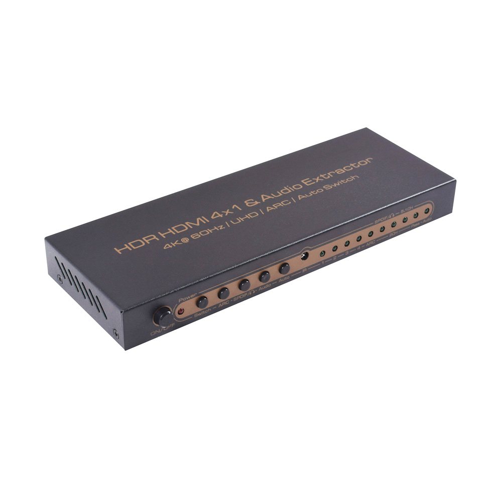 HDSW0029M1 Hdmi 2.0 Switch 4x1 + 5 Prot 4K HDR HDMI Switch CEC 4x1 Video Switcher
