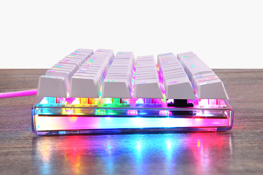 Ancreu K87S USB Проводная компьютерная клавиатура 87 клавиш RGB игровая механическая клавиатура с подсветкой