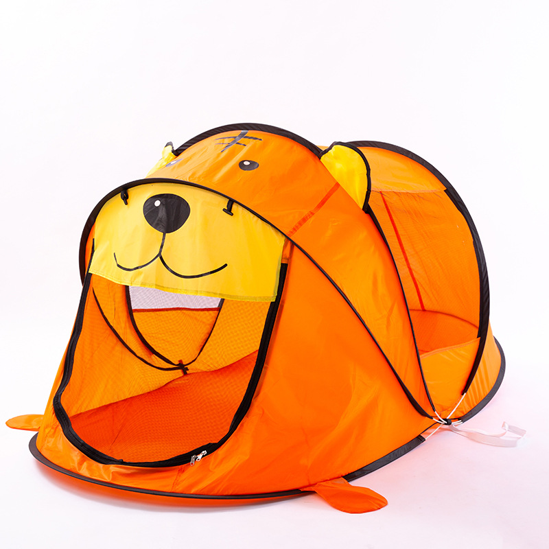 Foldable cute animal kids pop up play tent Children's Indoor and Outdoor Toy Play Tent