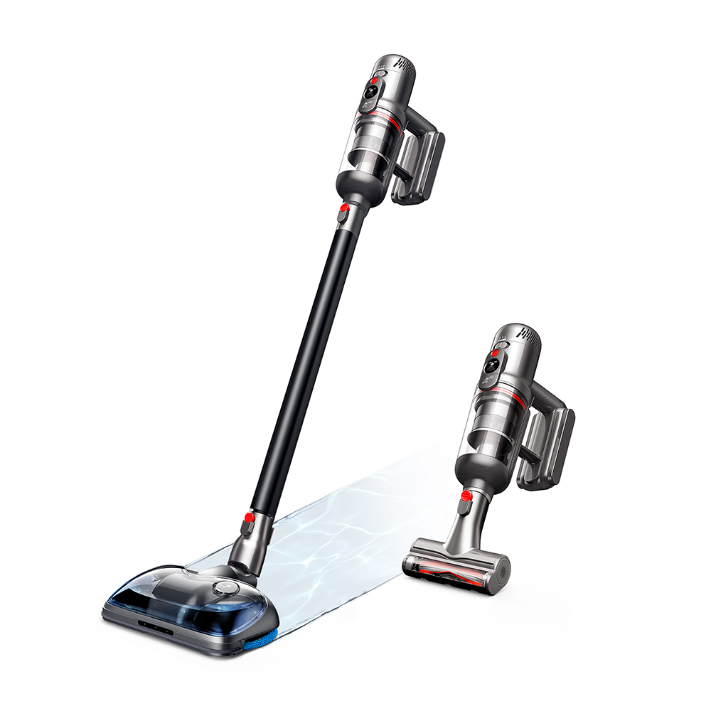 Puppyoo Home T12 Plus Rinse Mopping Handheld Vacuum Cleaner With Electric Mite Removal Brush