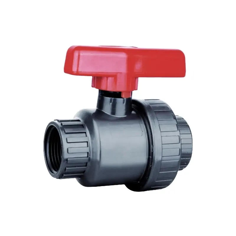 Plastic Ball Valves Plastic Factory PVC Single Union Ball Valve Swimming Pool Valve