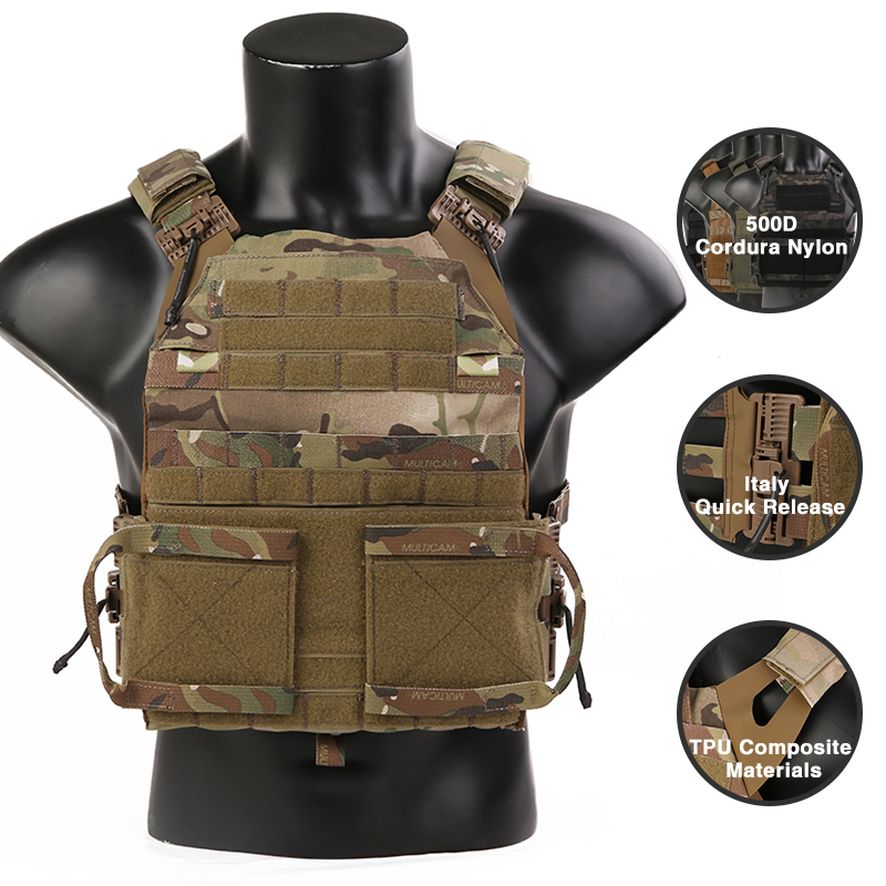 Emersongear прочный быстросъемный мягкий жилет для военной боевой тренировки, тактический армейский тарелка, тактический жилет Nerf