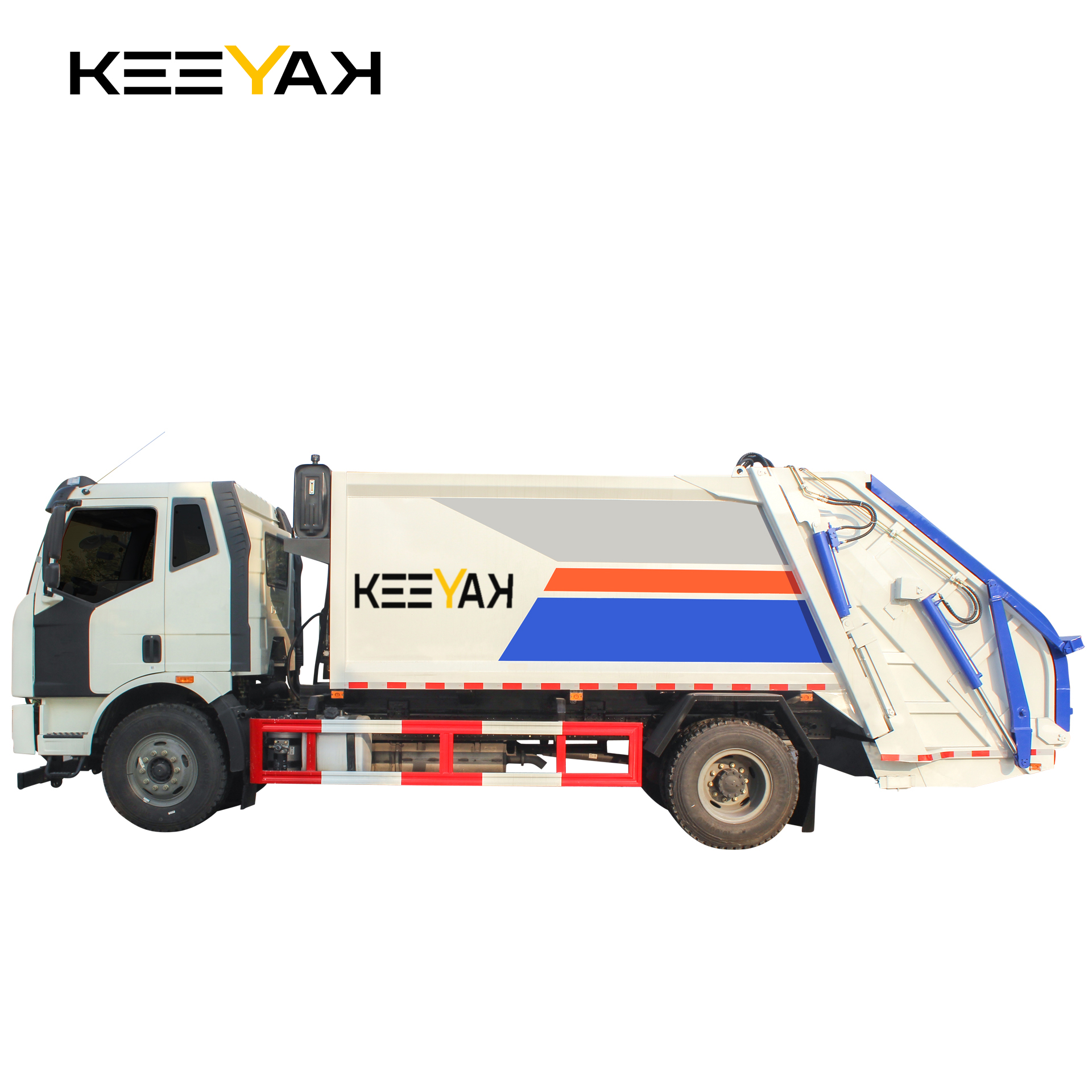 Компактный мусоровоз Jiefang, 14CBM, правосторонний привод, компрессионный мусоровоз