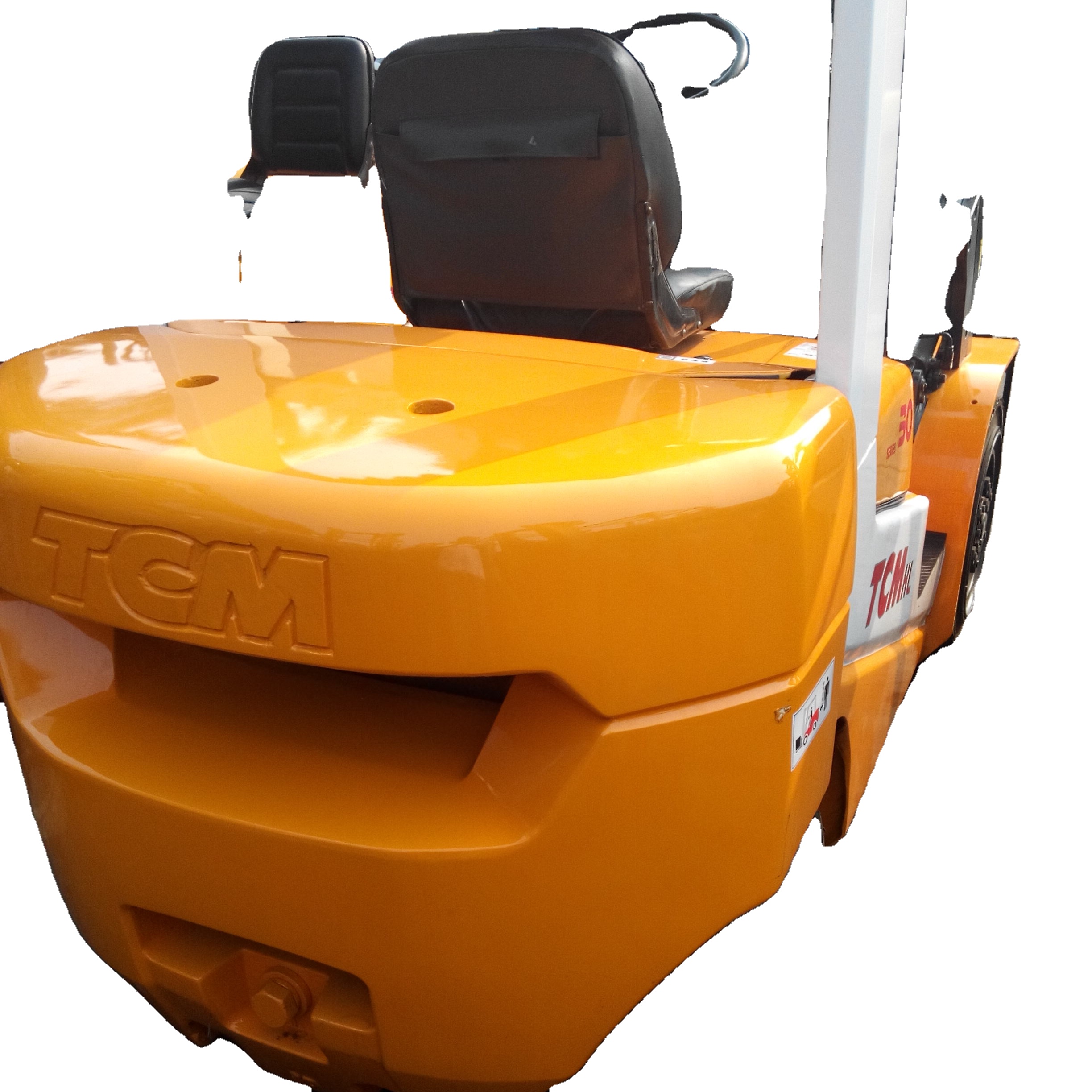used tcm 3 ton forklift diesel isuzu engine triplex side shift 2.5t forklift tcm