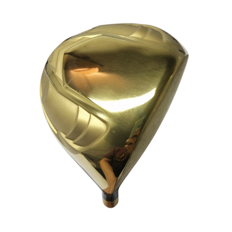 Прямая продажа с завода, головка водителя для гольфа 1 #3 #5 # Golden PVD, головка водителя для гольфа, индивидуальная головка водителя