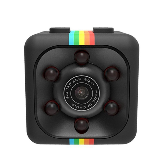 Горячая продажа 1080 P hd sq11 мини угловой детектор дыма ip Спортивная камера