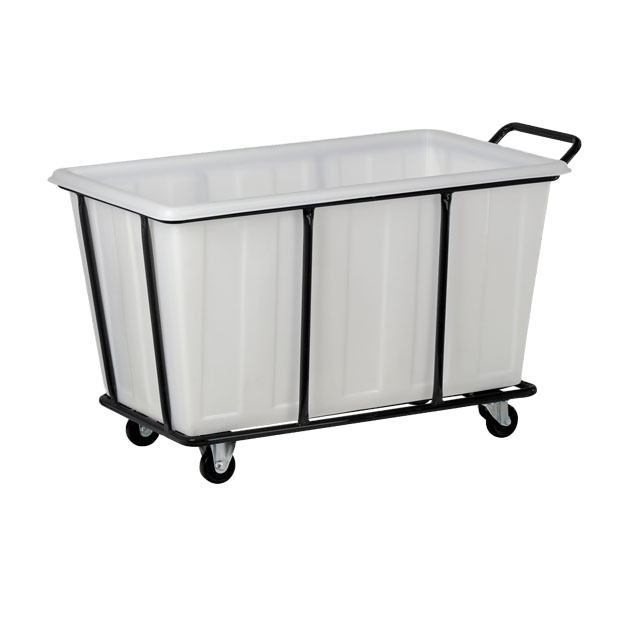 wholesale 400 Liter Plastic Laundry cart house keeping cart Linen truck Glass cloth car
