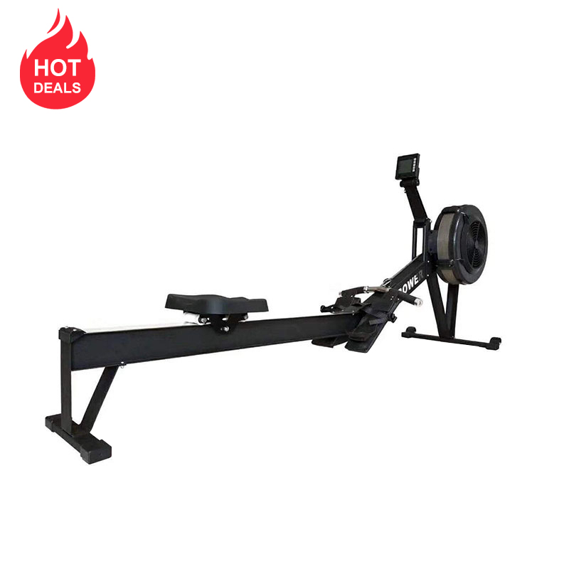Amazon Горячая продажа LCD монитор сопротивление ветра прочный воздушный Rower машина гребная машина
