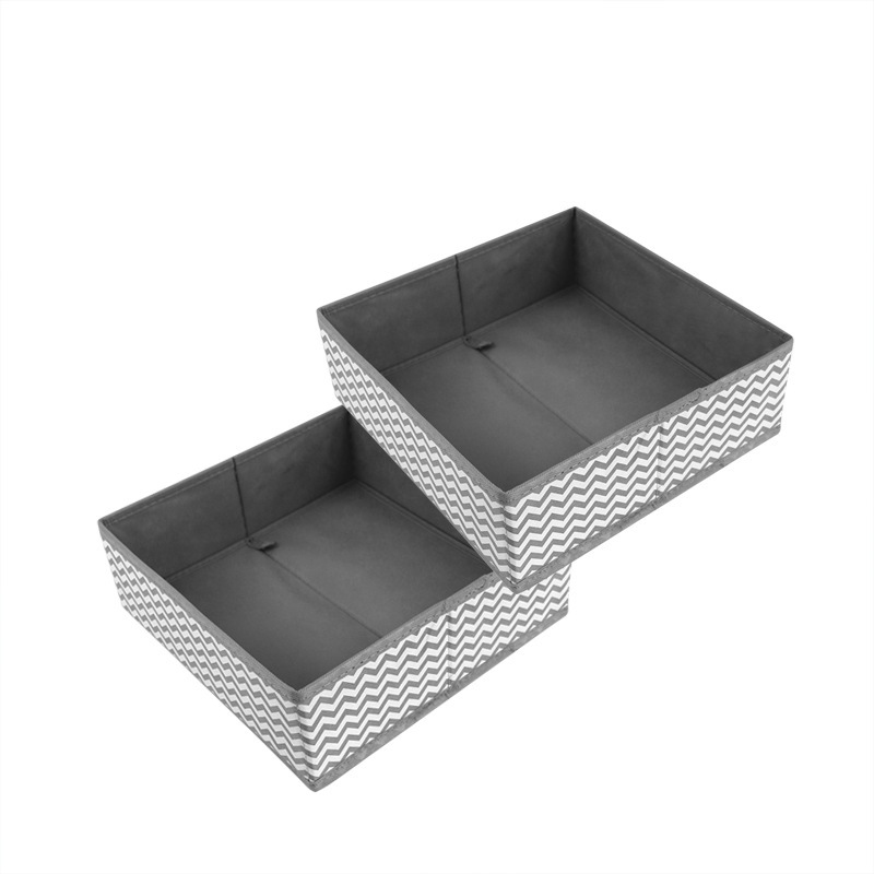 Hot Foldable Storage Drawer boxes Fabric 4 Drawer Dividers Organizers