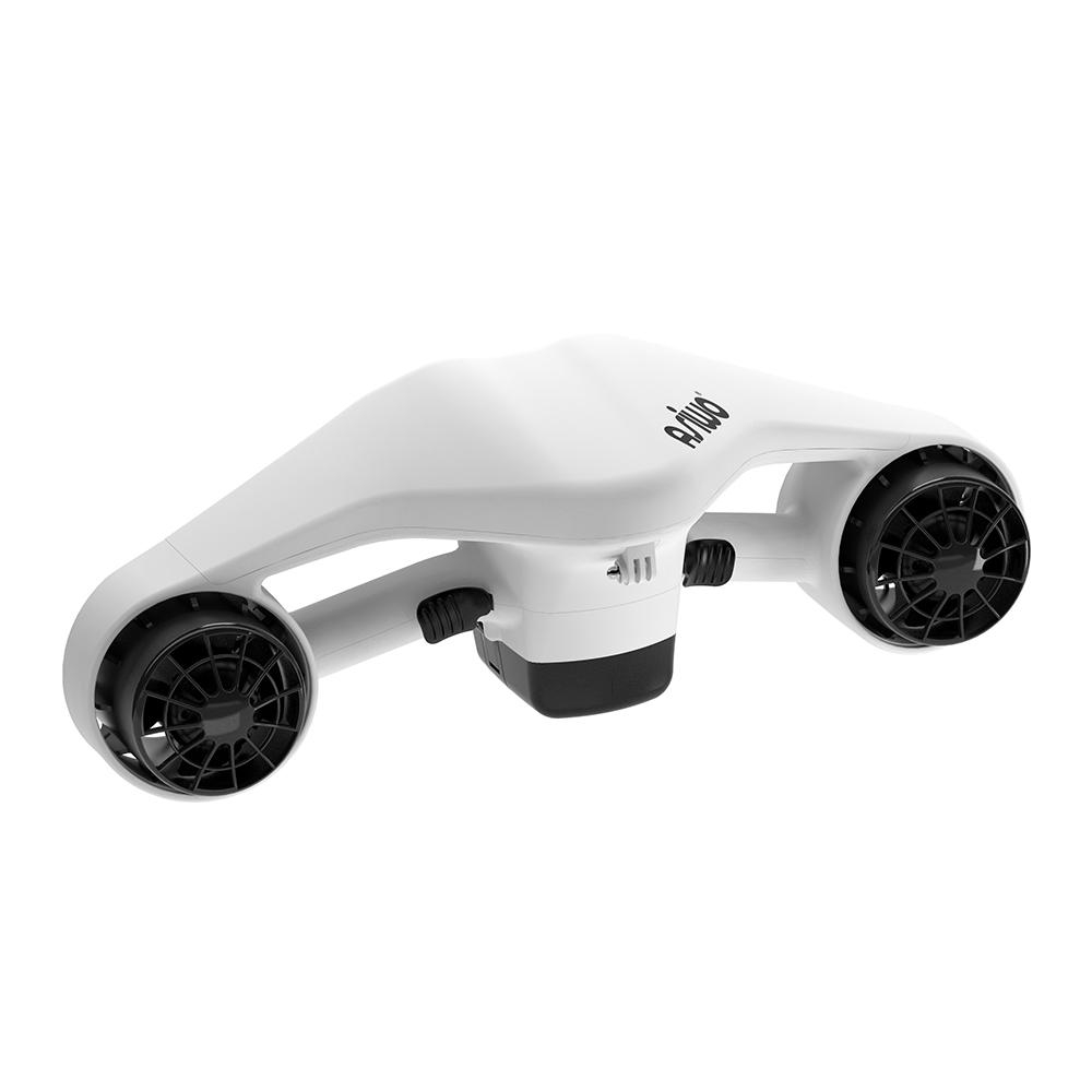 Dual Motor Sea Scooter White Underwater Scooter with Camera Mount for Exploring Underwater Fun 30M