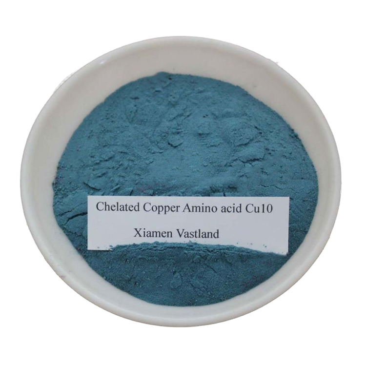 Light blue powder Copper amino acid chelate Quickly correct Amino acid chelated Cu10