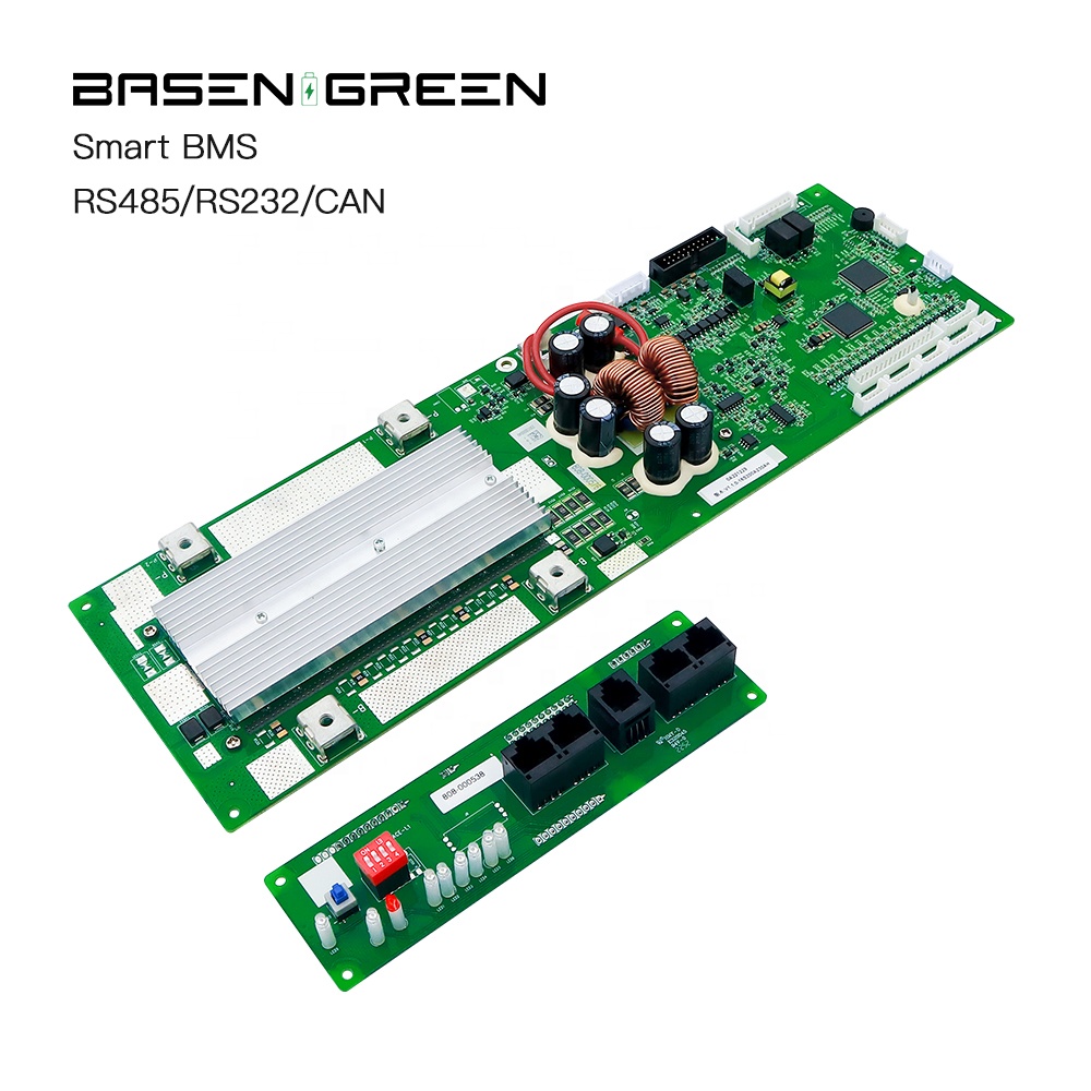 Basen 16s 51.2V 200a Smart 48V BMS for Lifepo4 battery with Rs485 Can Port