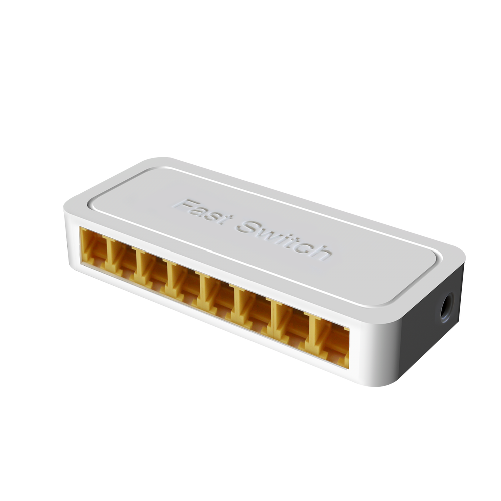 Mini 8 Port RJ45 Fast Switch 10/100Mbps Network Switch HUB Fast LAN Ethernet Network Desktop Switches Adapter