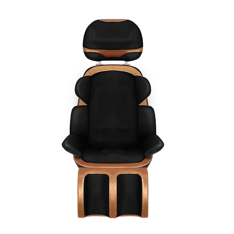 Tapping Kneading Air Compression Shiatsu Vibrating Massage Cushion Car Seat Black Leather Body OEM Power ROHS Color Massager ABS