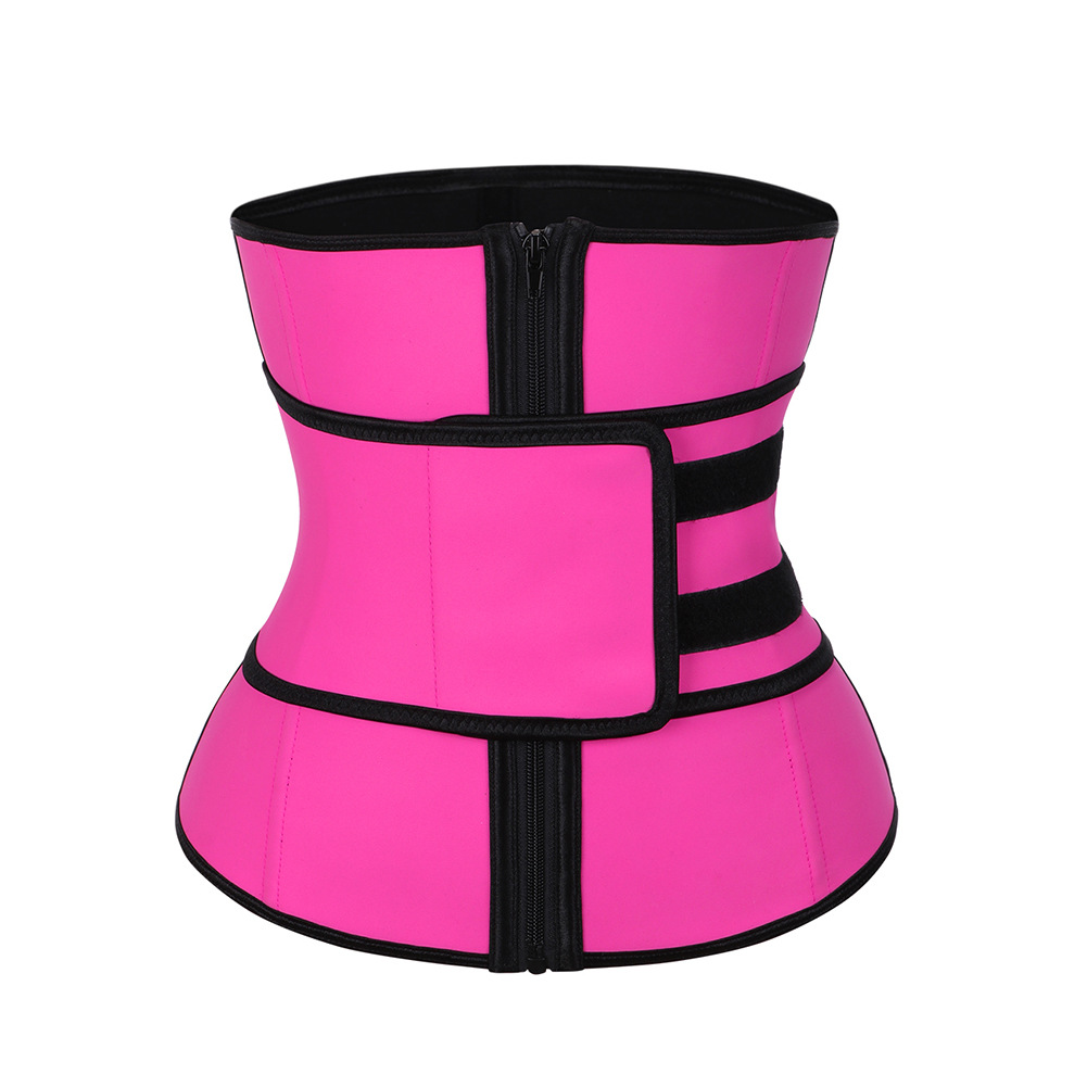 In stock high waist thigh trimmer single strap belt tummy control custom label waist trainer