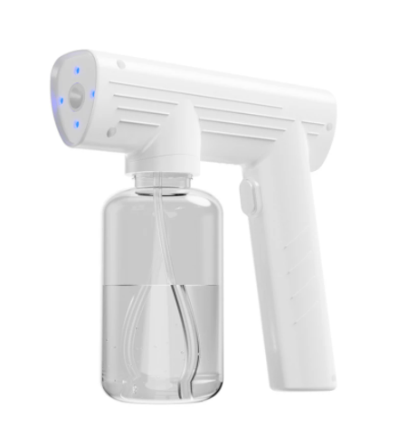 Hot Selling Nano Electric Spray Gun Blue Light Disinfection Sprayer 280mL/380ml Rechargeable Atomization Sanitizer Machine