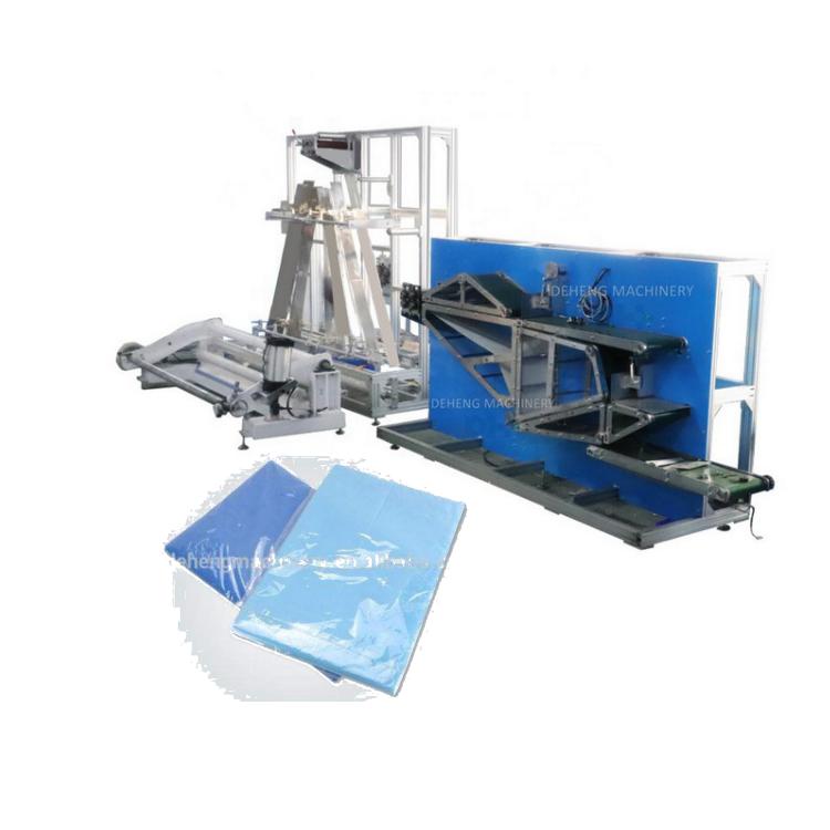 2021 New Version Non Woven Hospital Surgery Underpad Making Machine Disposable Medical Bed Sheet Making Machine Folding Cutting