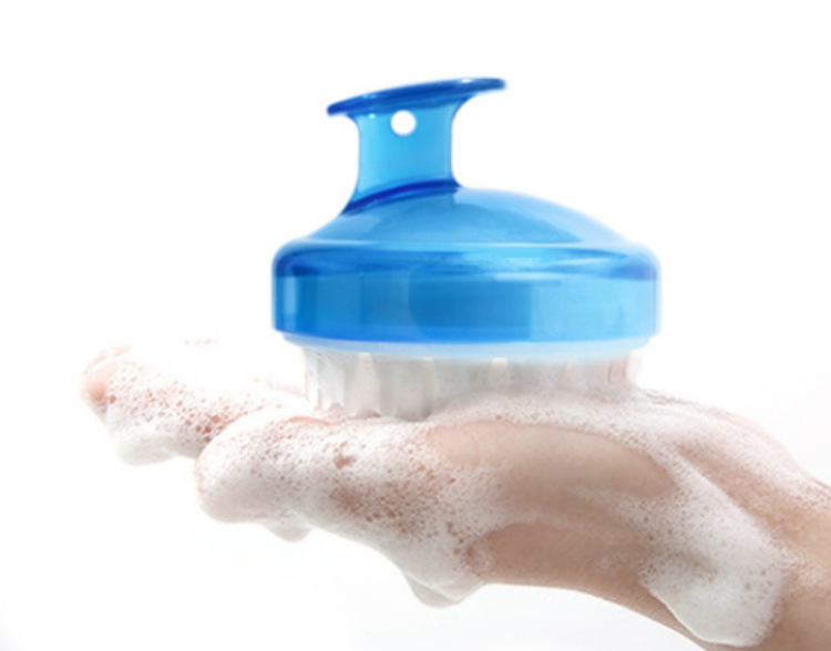 Original Soft Silicone Scalp Massage Brush for Hair Washing, Head Massage, Exfoliator, Hair Growth, Relax