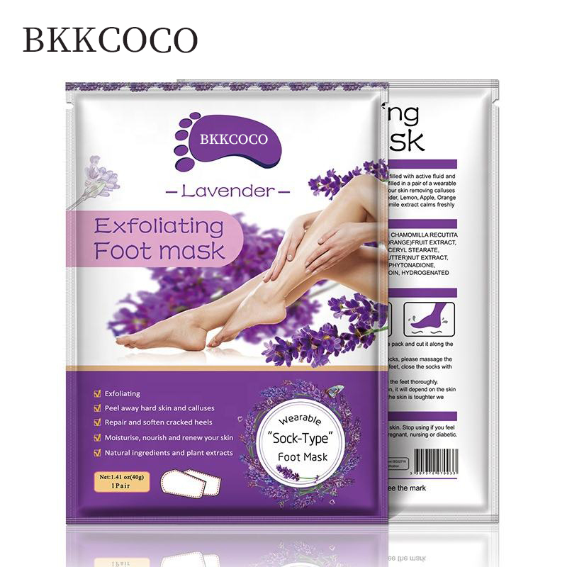 Foot Mask Exfoliating Scrub Pedicure Spa Socks Foot Peel Feet Care For Heels Remove Dead Skin Moisture Foot Mask