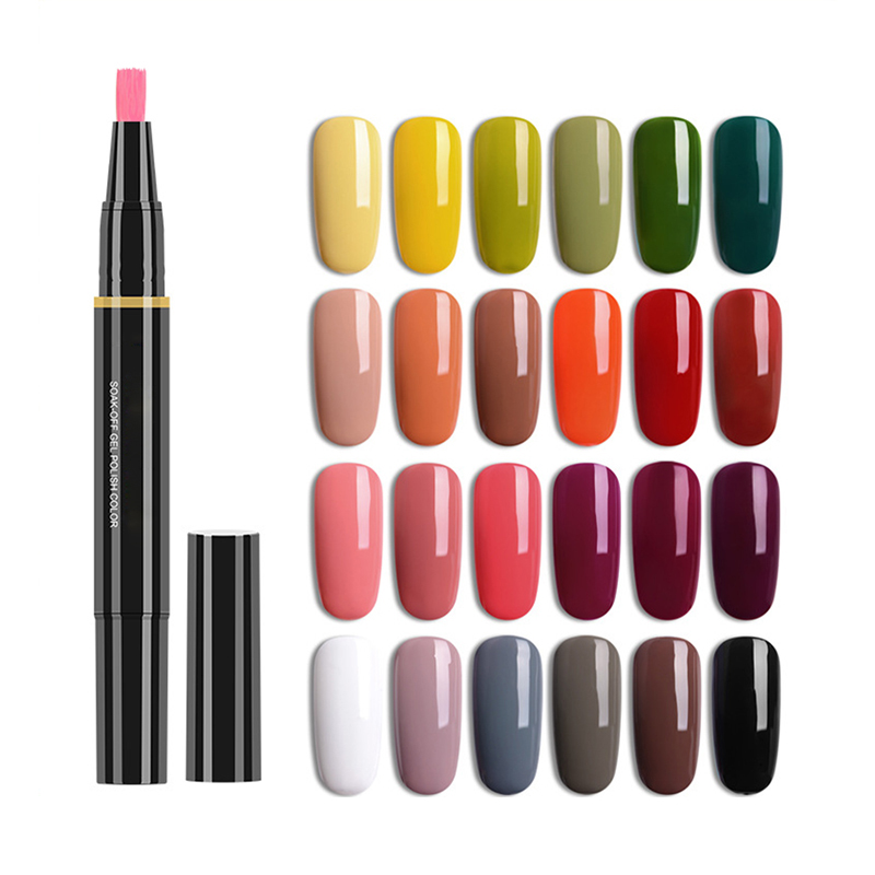 Wholesale 48 Colors DIY Nail Decoration Nail Gel Pen Uv Gel Nail Polish Pen
