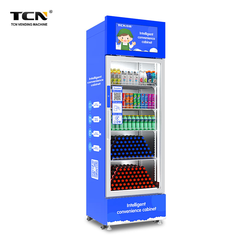 Умный вендинг TCN, Лидер продаж, умный холодильник, розничная продажа, фрукты, свежие продукты, овощи, напитки, умный холодильник, торговый автомат