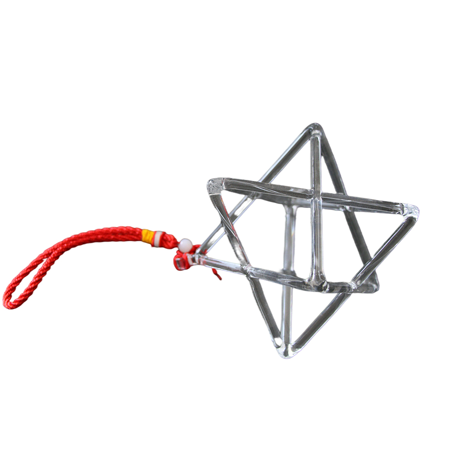 Quartz Crystal Merkaba Star Pyramid