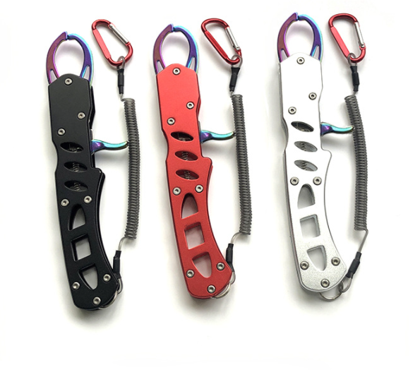 Color titanium gun type fish controller road sub pliers aluminum alloy multifunctional closing latch fish gripper fish