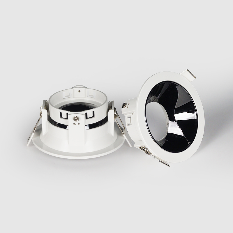 Led Ceiling Light Recessed Plastic Commercial Round Spotlight Gu10 Mr16 Recessed Down Light Home Decor