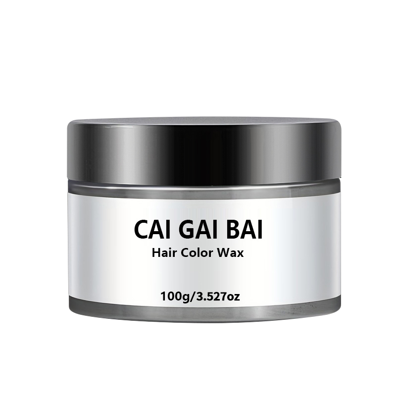 Custom Brand Temporary Hair Coloring Clay Paint Wax Matte Hair Dye Styling Party Color Wax Hair Paste Pomade