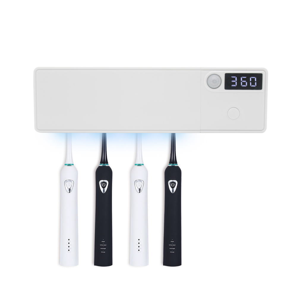Настенное крепление smart shutdown uv держатель для зубной щетки uv дезинфицирующий стерилизатор для зубной щетки