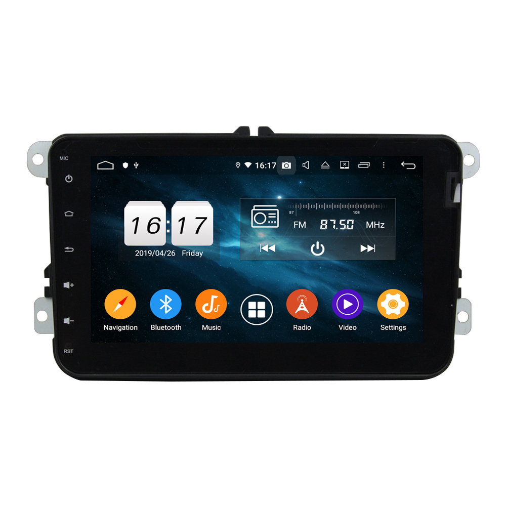 KD-8090 Android 10 4 + 64 Гб OBD TPMS Carplay wifi RDS автомобильный видеоплеер для Magotan/Caddy/Sagitar/Touran/Seat/CC/Polo Golf GPS Navi