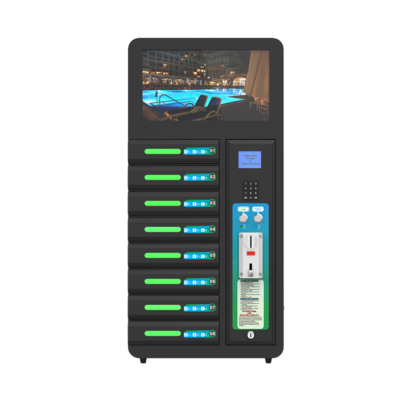 Insert coins Digital Lock Cell phone Charging Machine Mobile Phone Charge Stations Kiosk apply to Shop Office School Public Ar