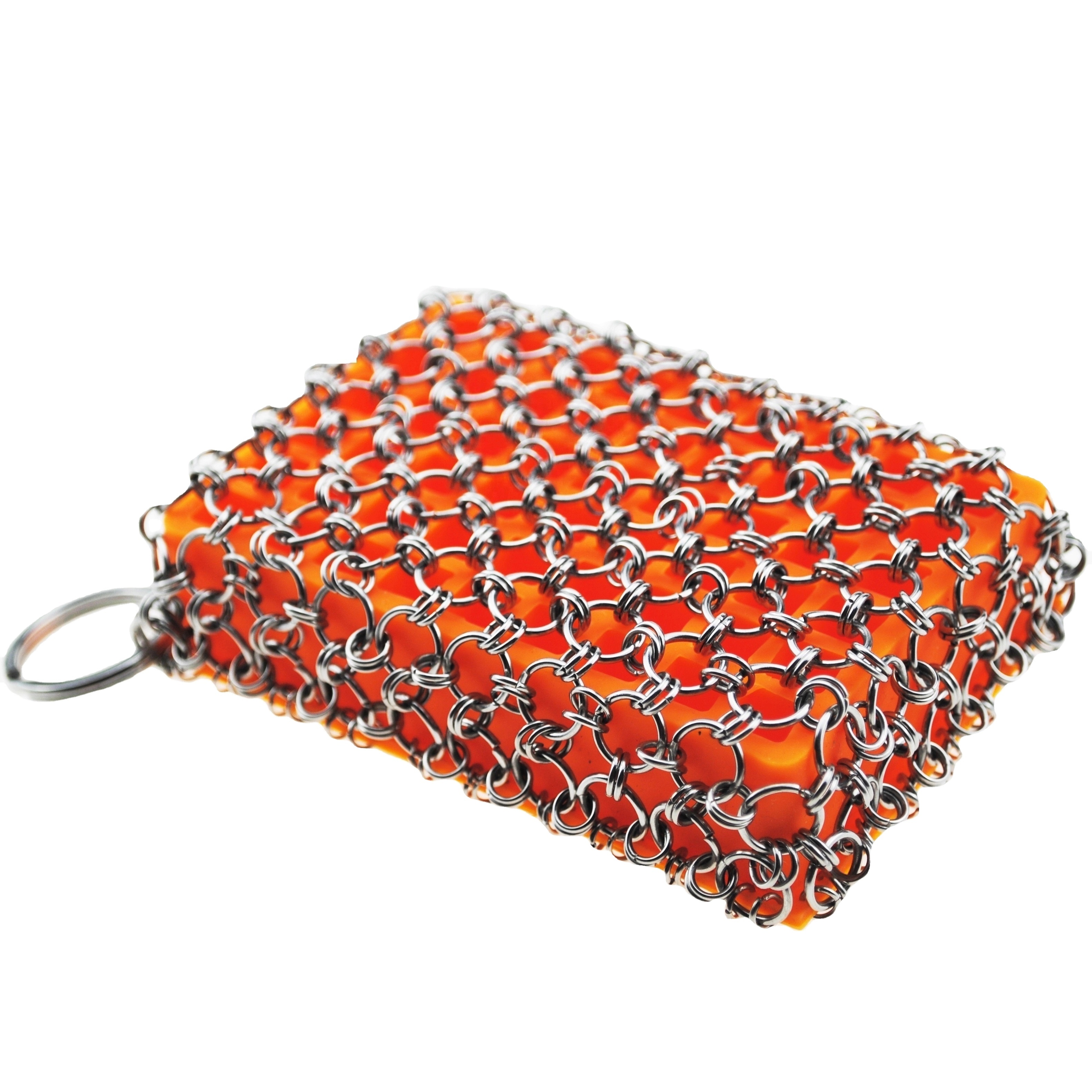 Принадлежности для очистки кухни 304 316 нержавеющая сталь Chainmail скребок чугунный Очиститель кольцо сетчатый экран