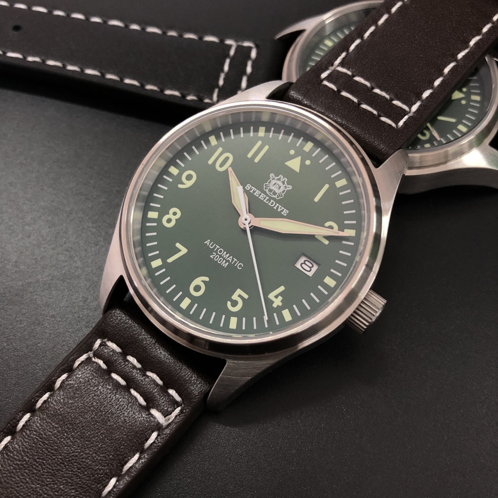 SD1940 OEM/ODM заказной 316L Нержавеющая сталь Сапфир 20ATM Reloj часы