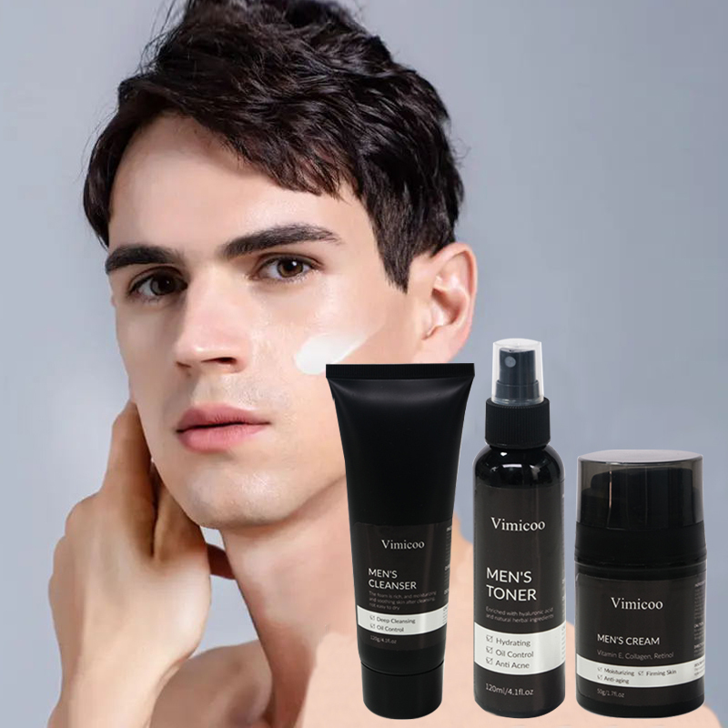 Best Sale Private Label Facial Beauty Products Kit Lightening Hydrating Moisturizing Face Skincare Set for Men Skin Care