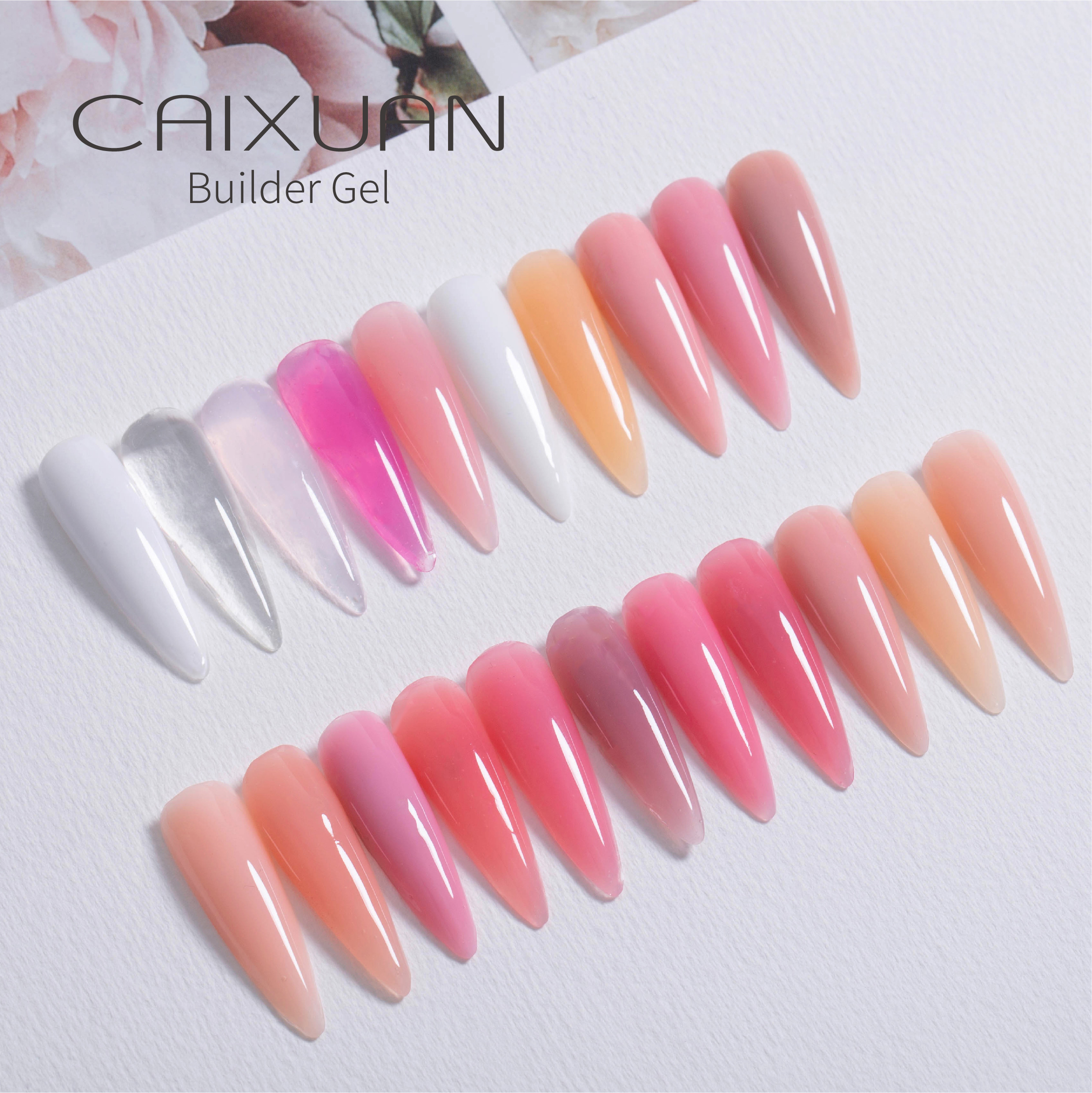 Caixuan Builder Gel professional nail extension for nail art wholesale