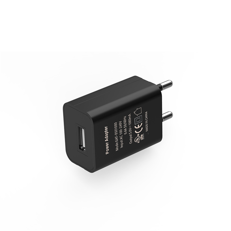 Aвтомобильное зарядное устройство с одним Usb адаптер питания зарядное устройство ЕС 2 контактный разъем 5v 1a Usb зарядное устройство для смартфонов