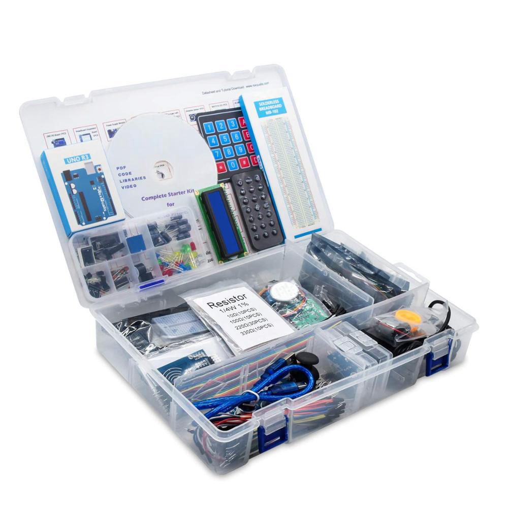 Стартовый набор с радиочастотной идентификацией для Arduino UNO R3, Обучающий набор в розничной коробке для изучения электроники и программирования
