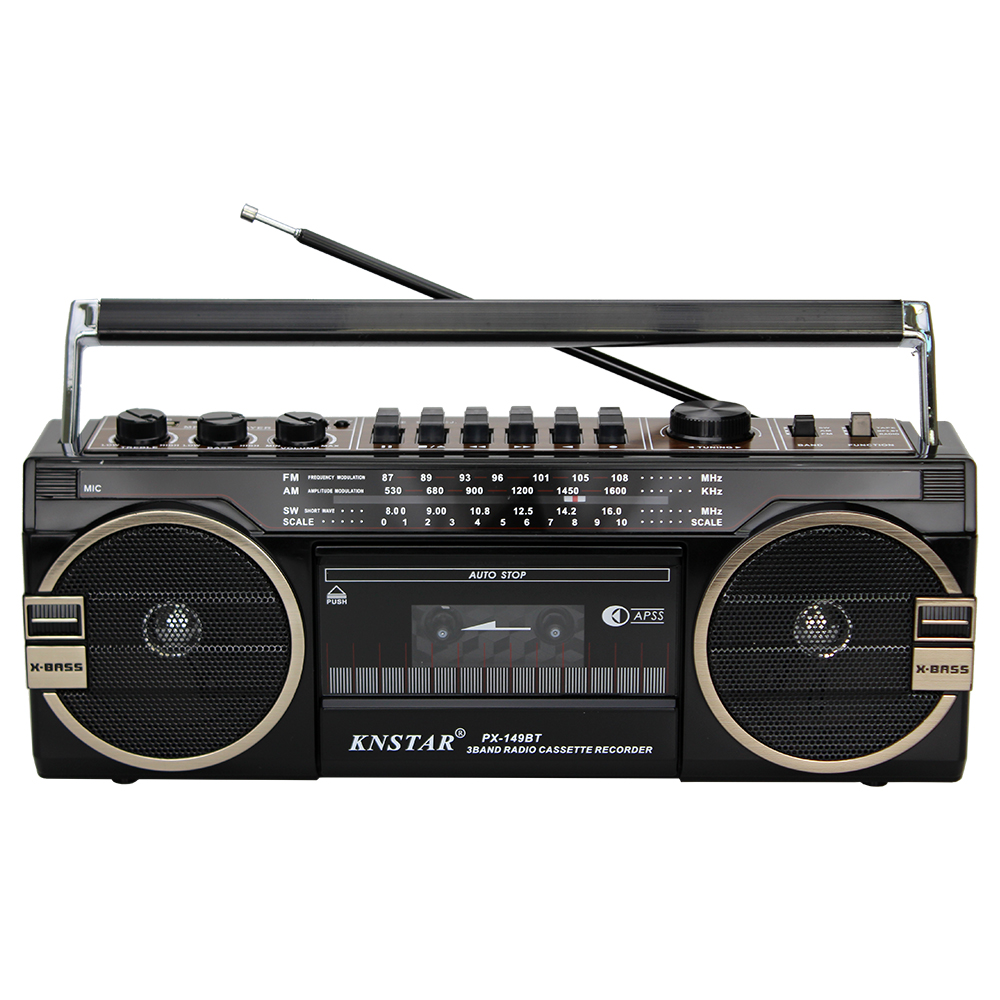 Дешевый кассетный рекордер с am fm sw радио, магнитофон большого размера, классический кассетный радиоплеер